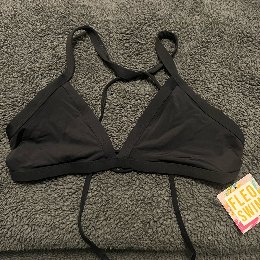 New FLEO Black Triangle Swim Top